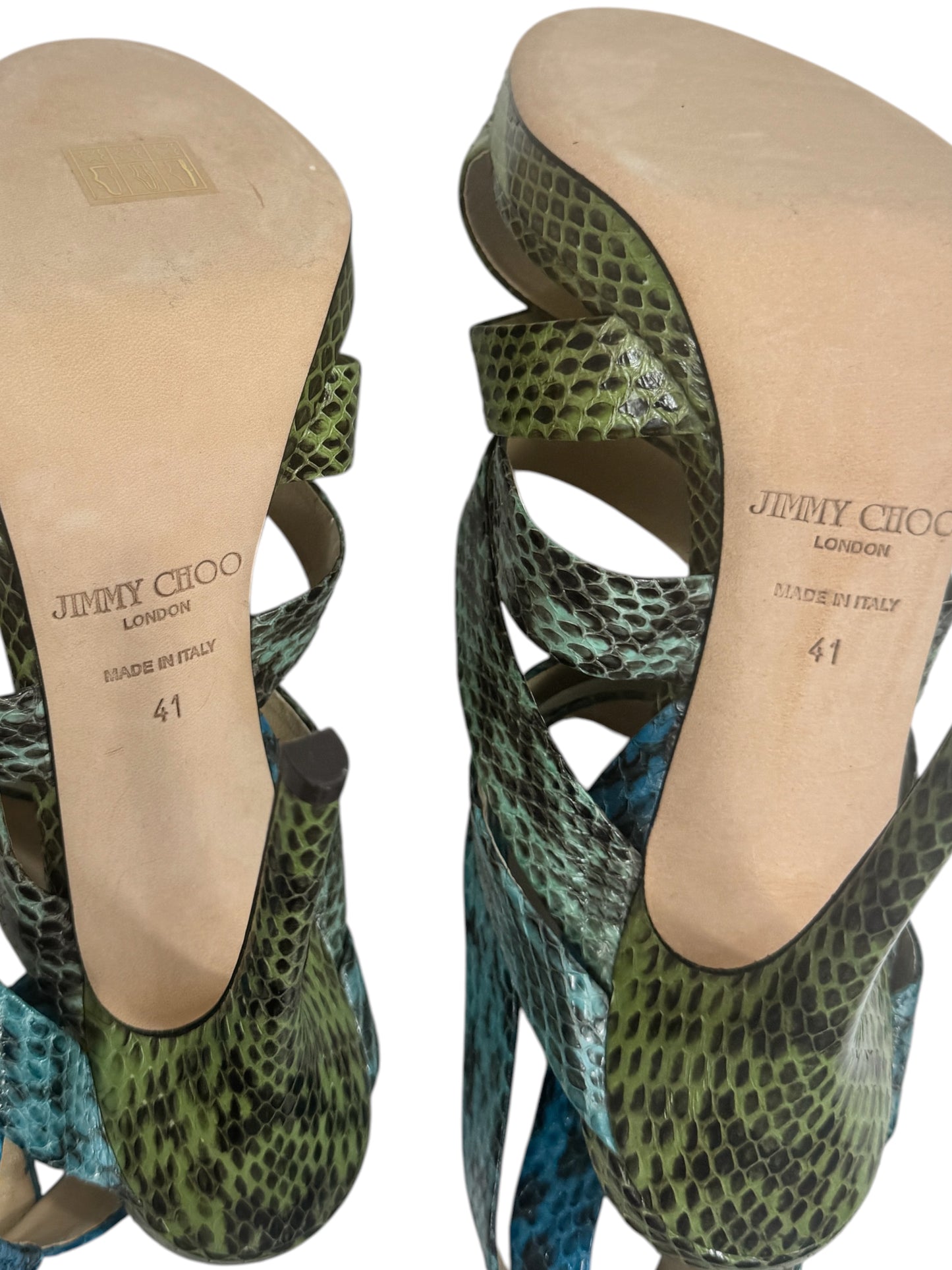 Jimmy Choo Dido snakeskin sandal
