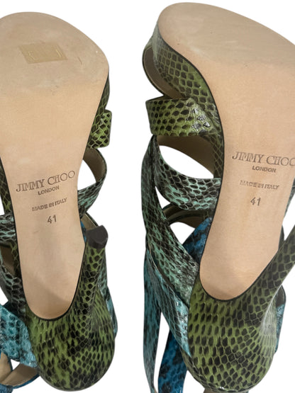 Jimmy Choo Dido snakeskin sandal