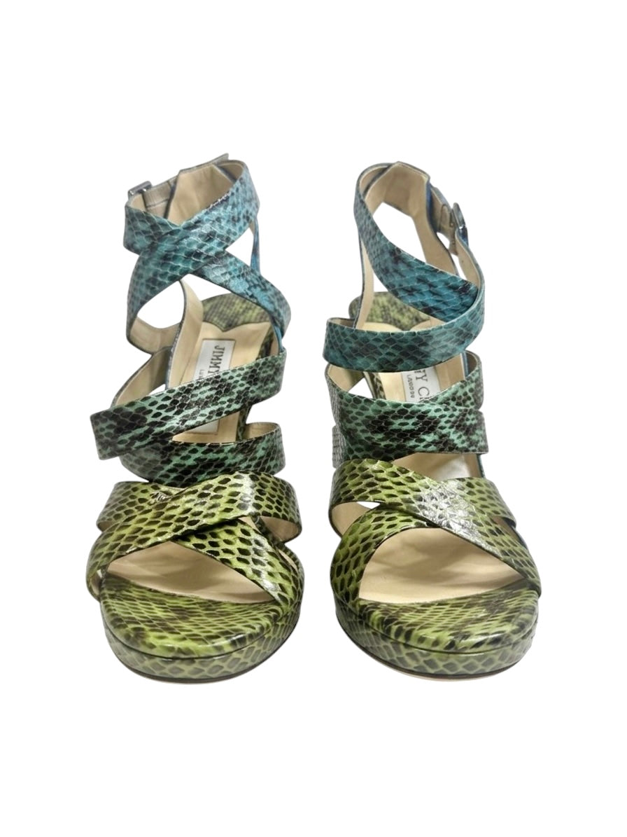 Jimmy Choo Dido snakeskin sandal