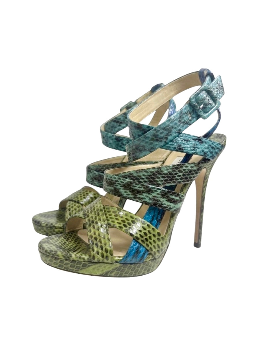 Jimmy Choo Dido snakeskin sandal