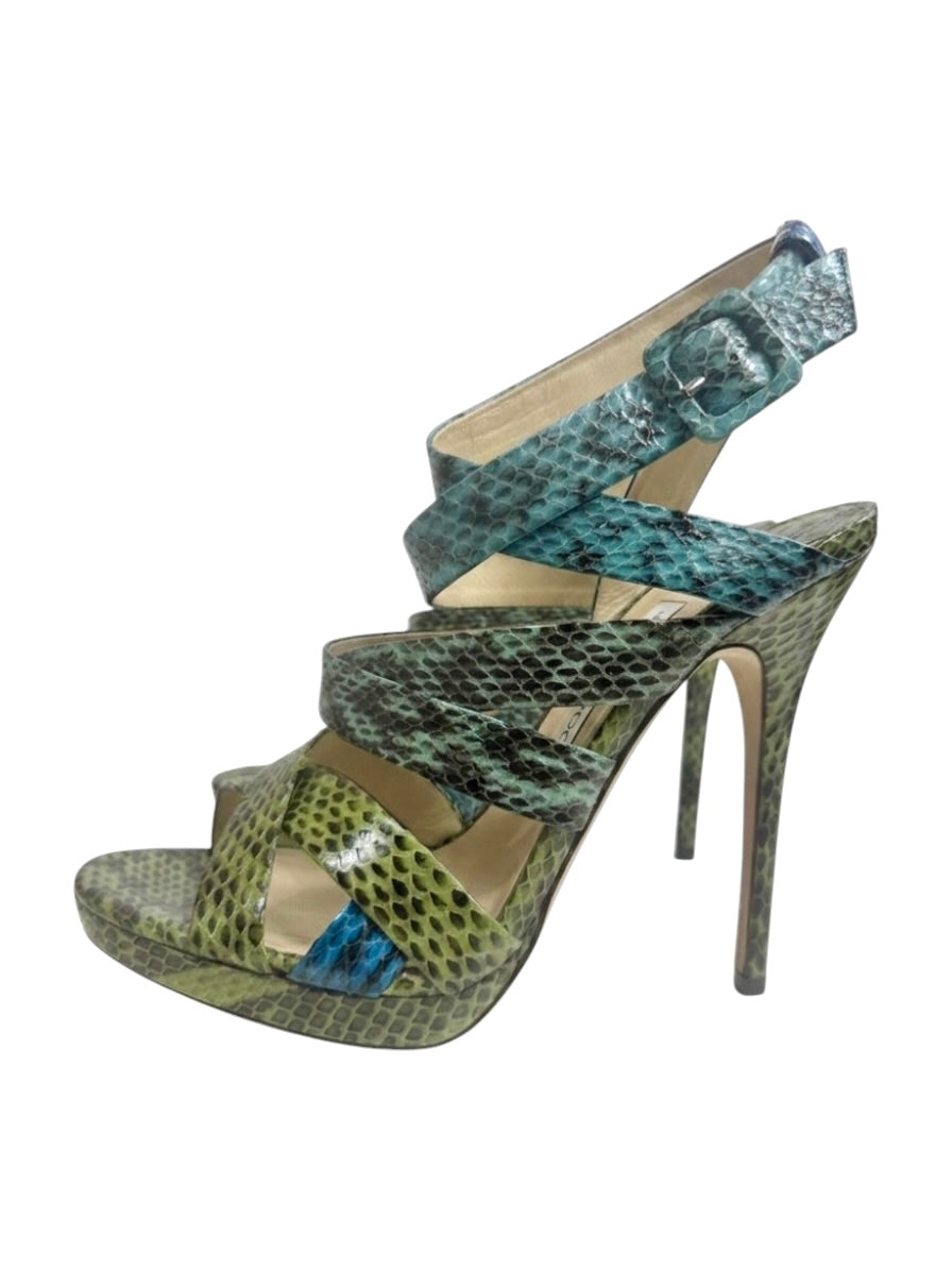 Jimmy Choo Dido snakeskin sandal