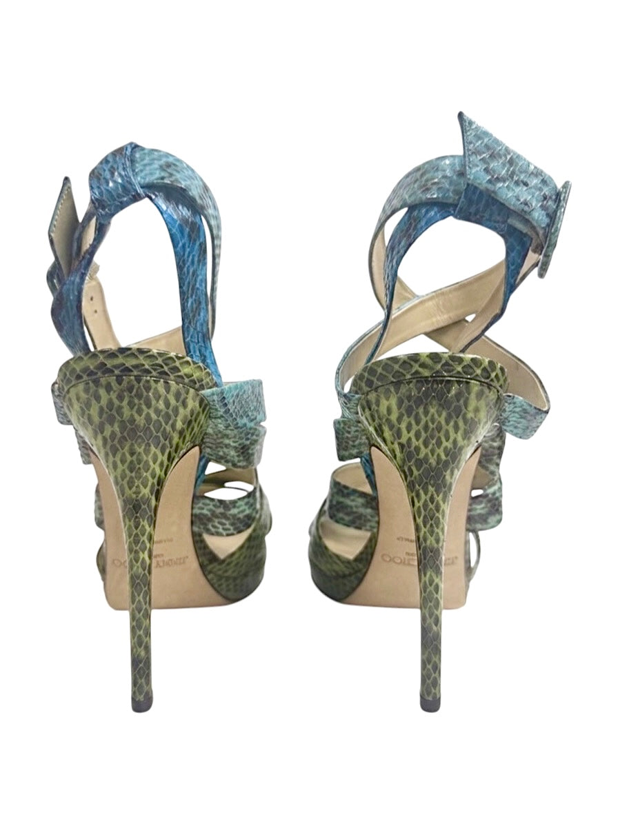 Jimmy Choo Dido snakeskin sandal