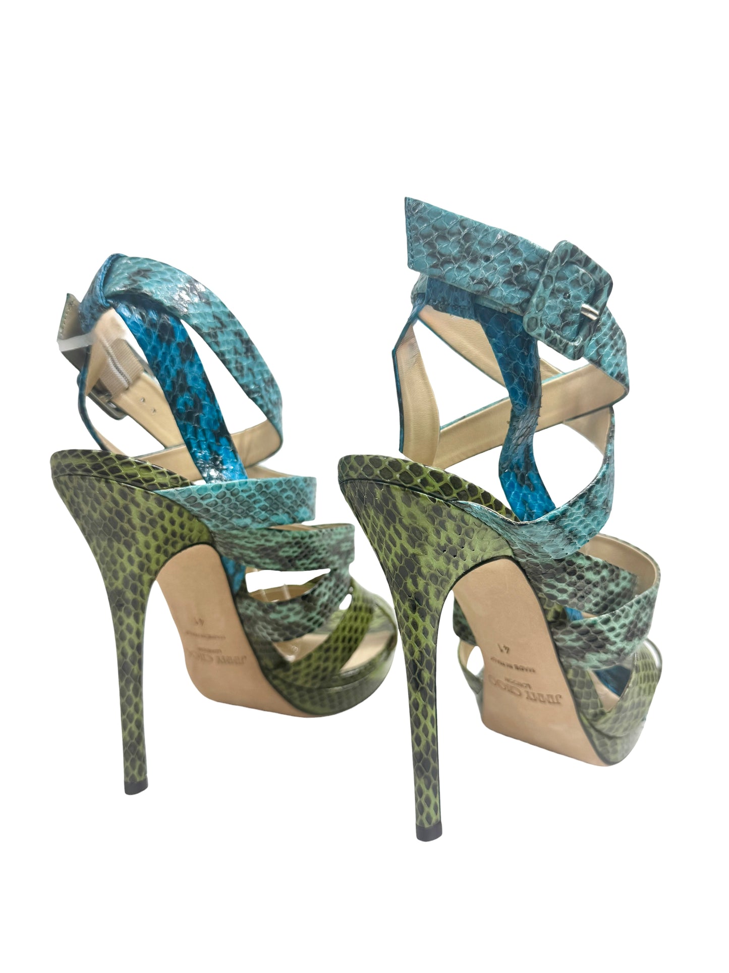 Jimmy Choo Dido snakeskin sandal