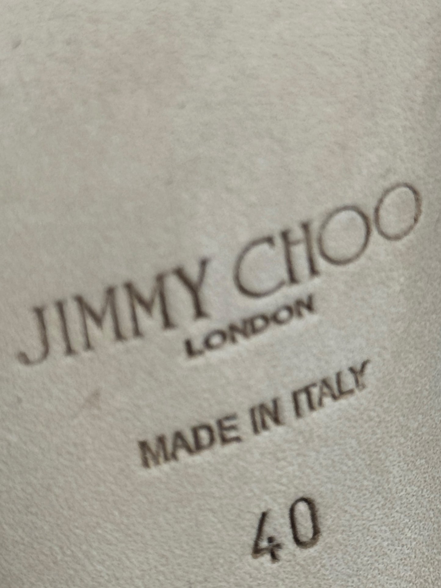 Jimmy Choo Maisel white sandal pearls