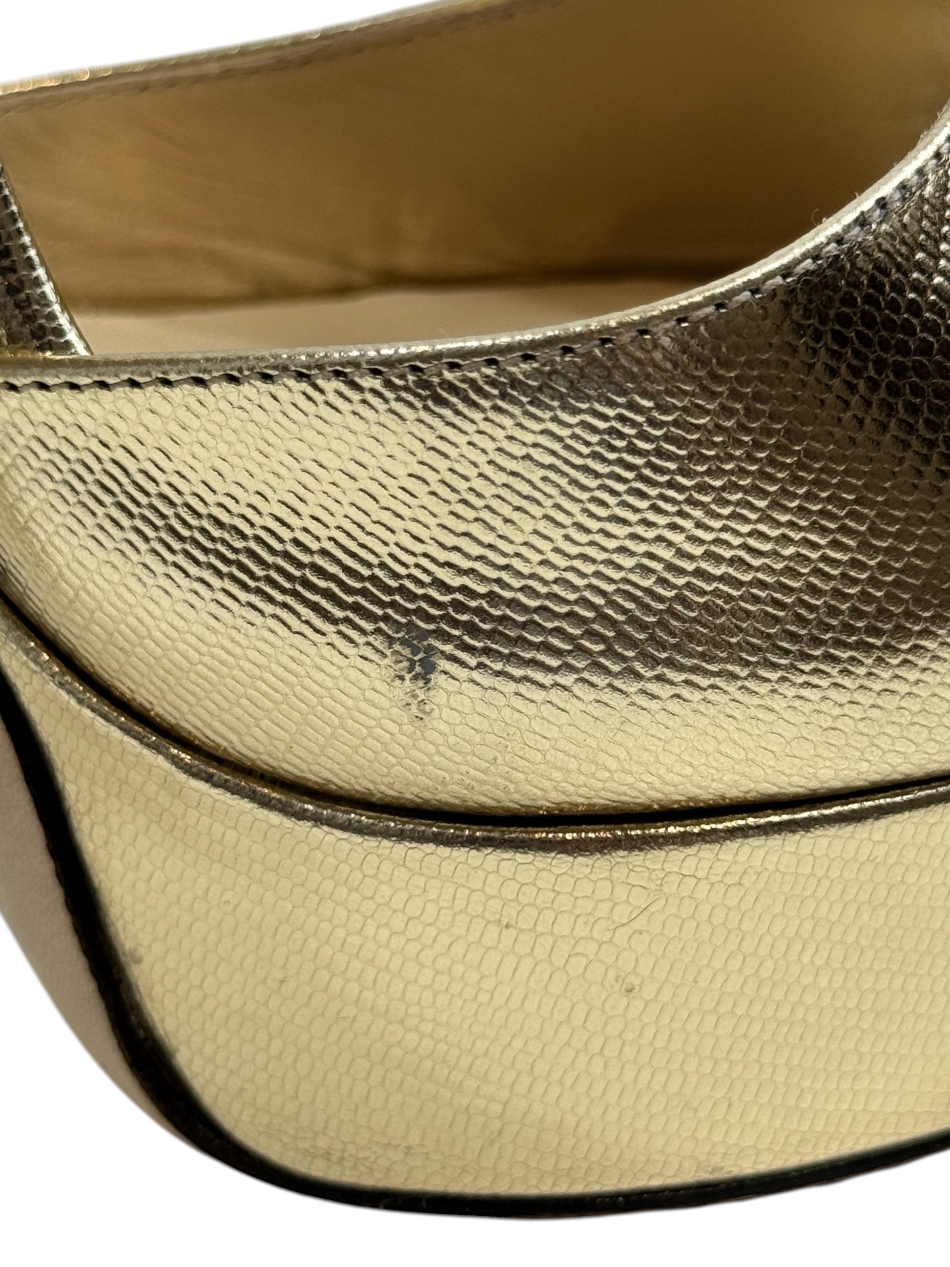 Jimmy Choo Max gold sandal