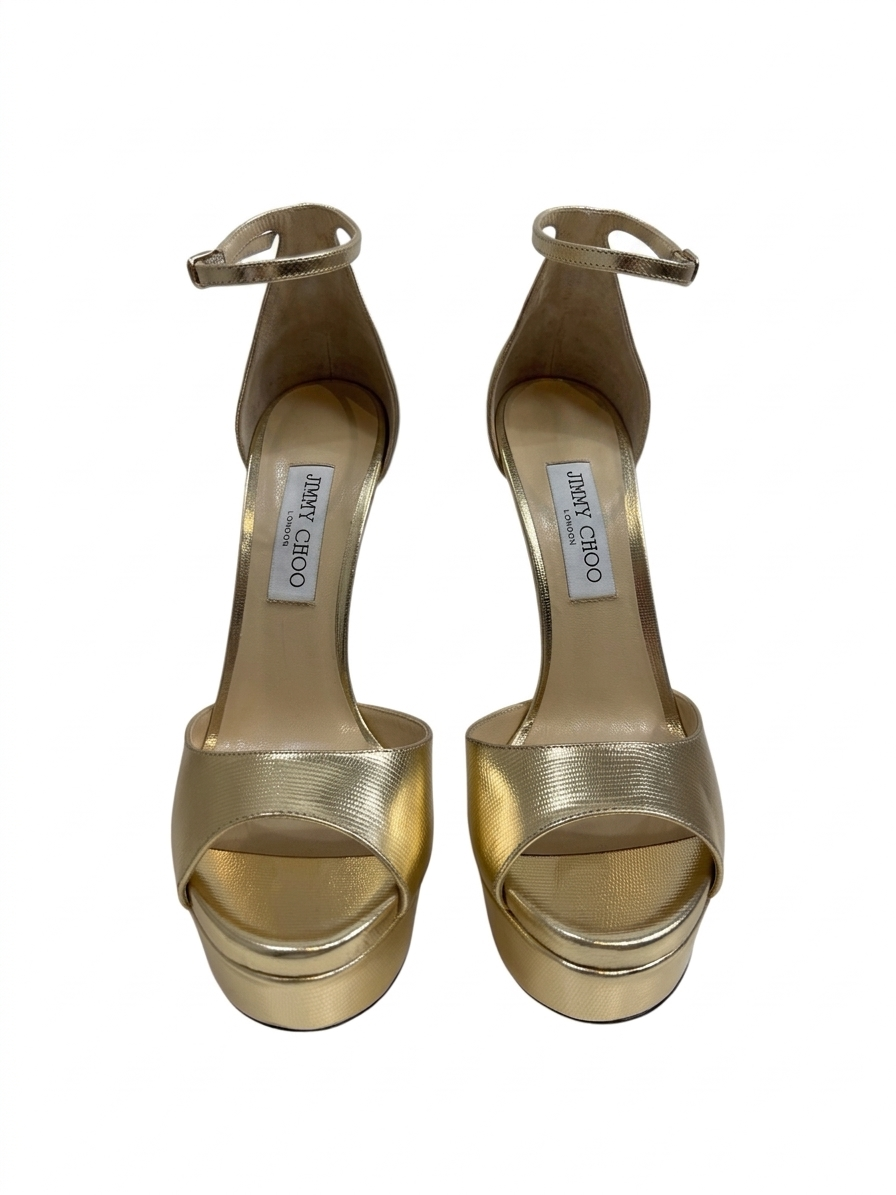 Jimmy Choo Max gold sandal
