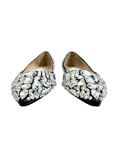 Jimmy Choo Swarovski TIbet flat 