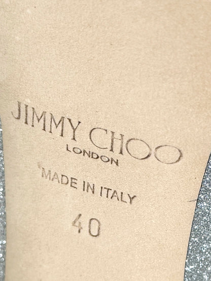 Jimmy Choo glitter silver max sandal 160
