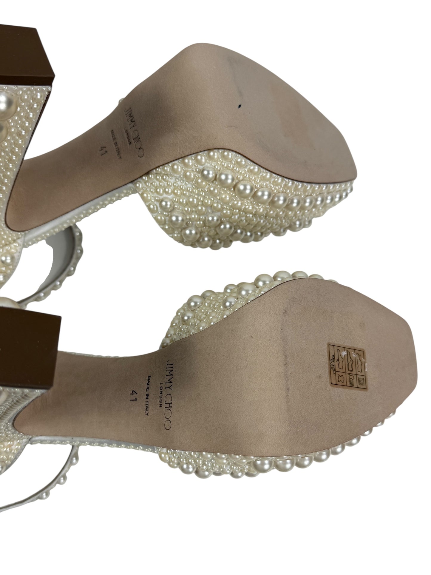 Jimmy Choo sacaria pearl 120