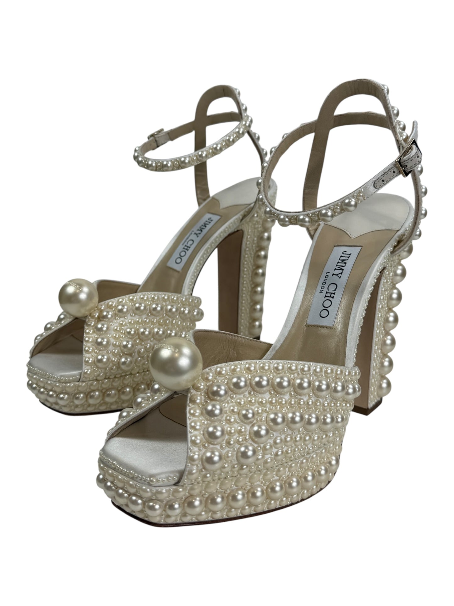 Jimmy Choo sacaria pearl 120
