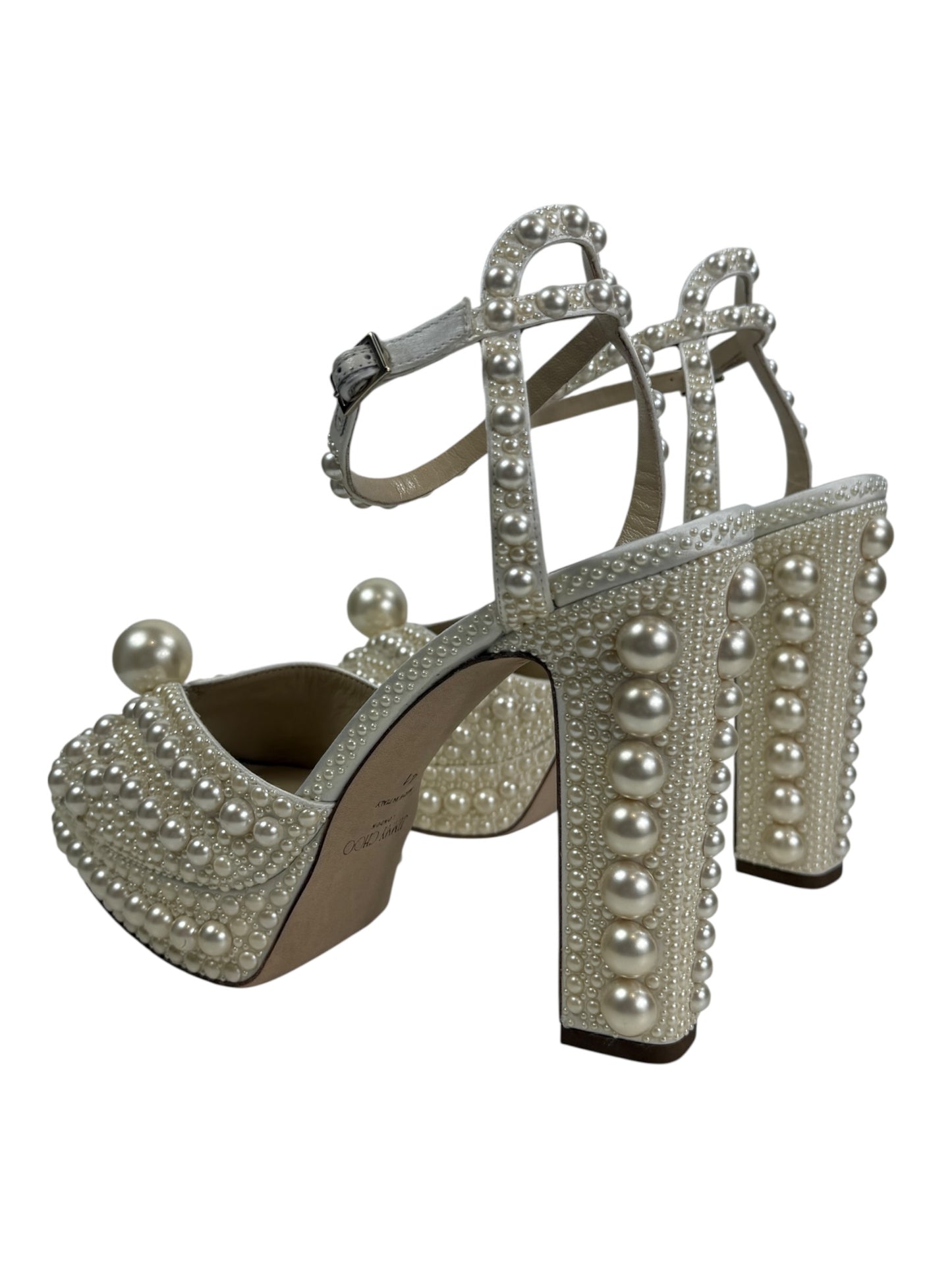 Jimmy Choo sacaria pearl 120