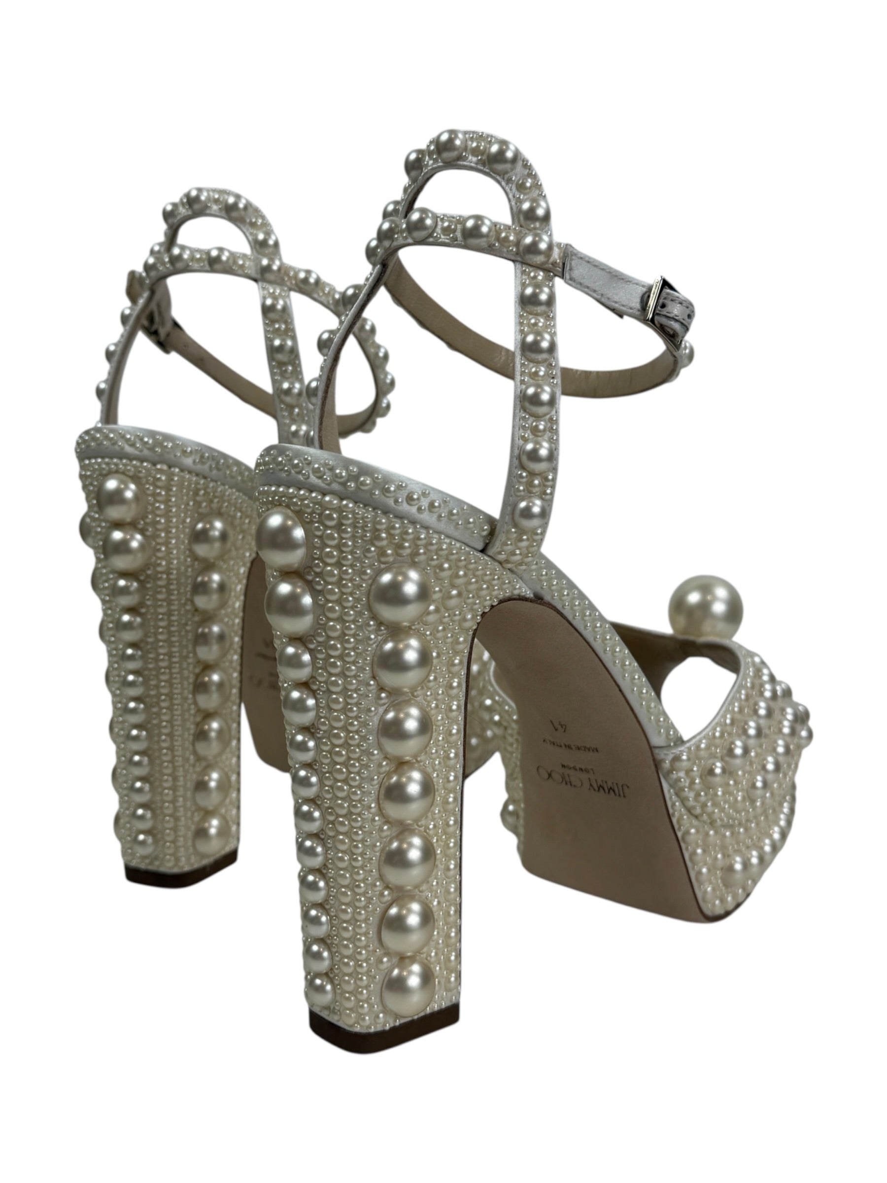 Jimmy Choo sacaria pearl 120