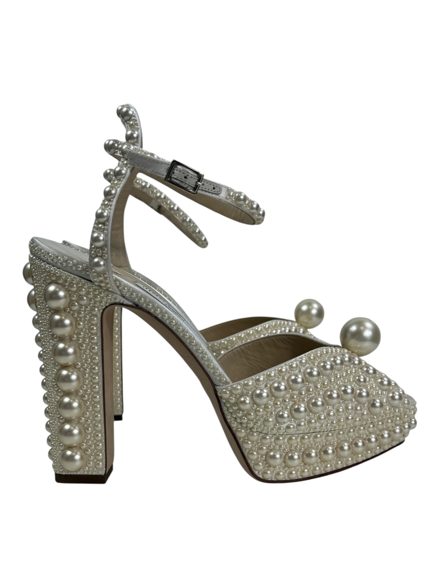 Jimmy Choo sacaria pearl 120
