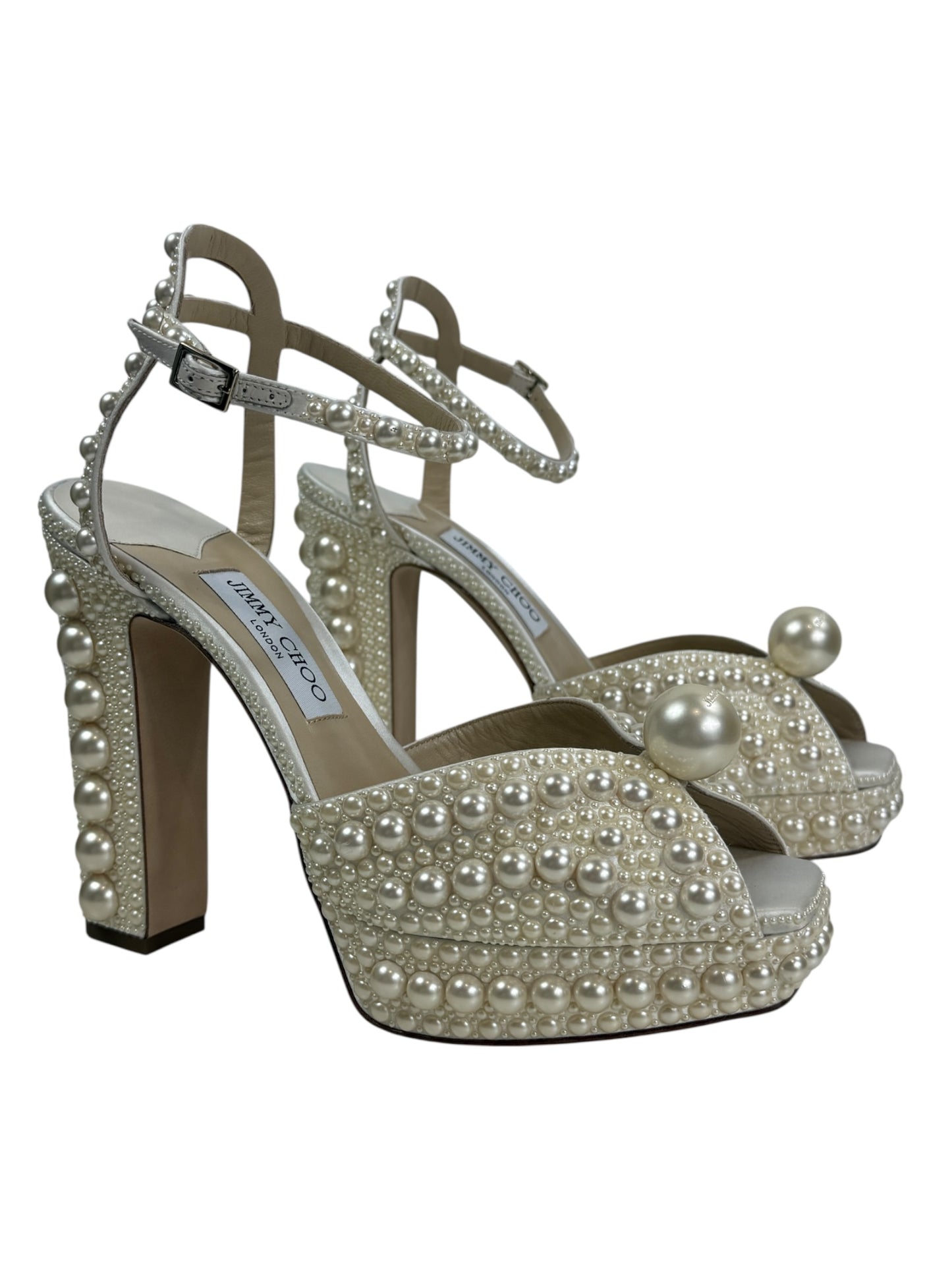 Jimmy Choo sacaria pearl 120