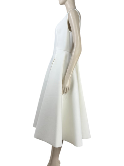 Lanvin Alber Elbaz Spring Summer 2014 sleeveless white knit dress 2