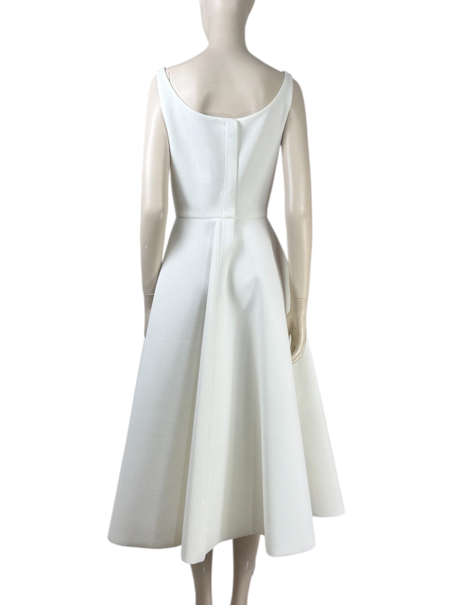 Lanvin Alber Elbaz Spring Summer 2014 sleeveless white knit dress 5