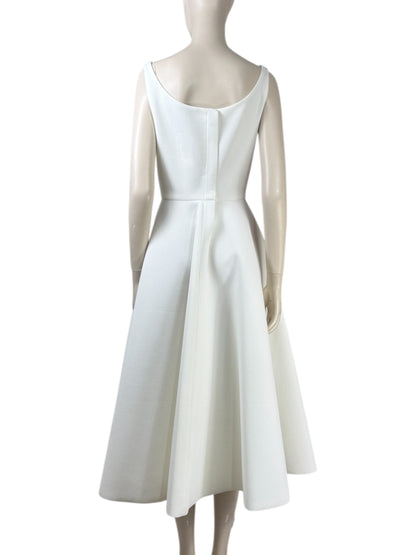 Lanvin Alber Elbaz Spring Summer 2014 sleeveless white knit dress 5