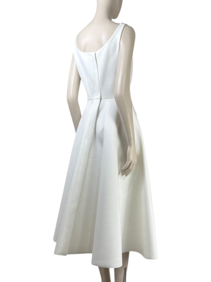 Lanvin Alber Elbaz Spring Summer 2014 sleeveless white knit dress 6