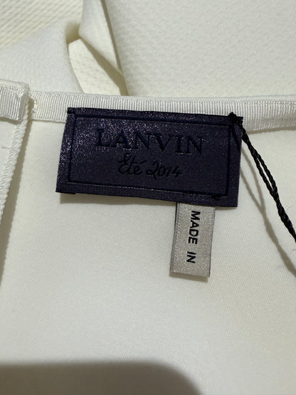 Lanvin Alber Elbaz Spring Summer 2014 sleeveless white knit dress 8