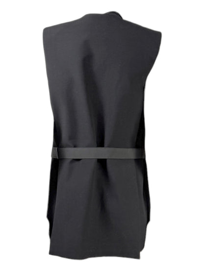 Lanvin Alber Elbaz Spring summer 2013 Look 3 Sleeveless jacket in black wool 21