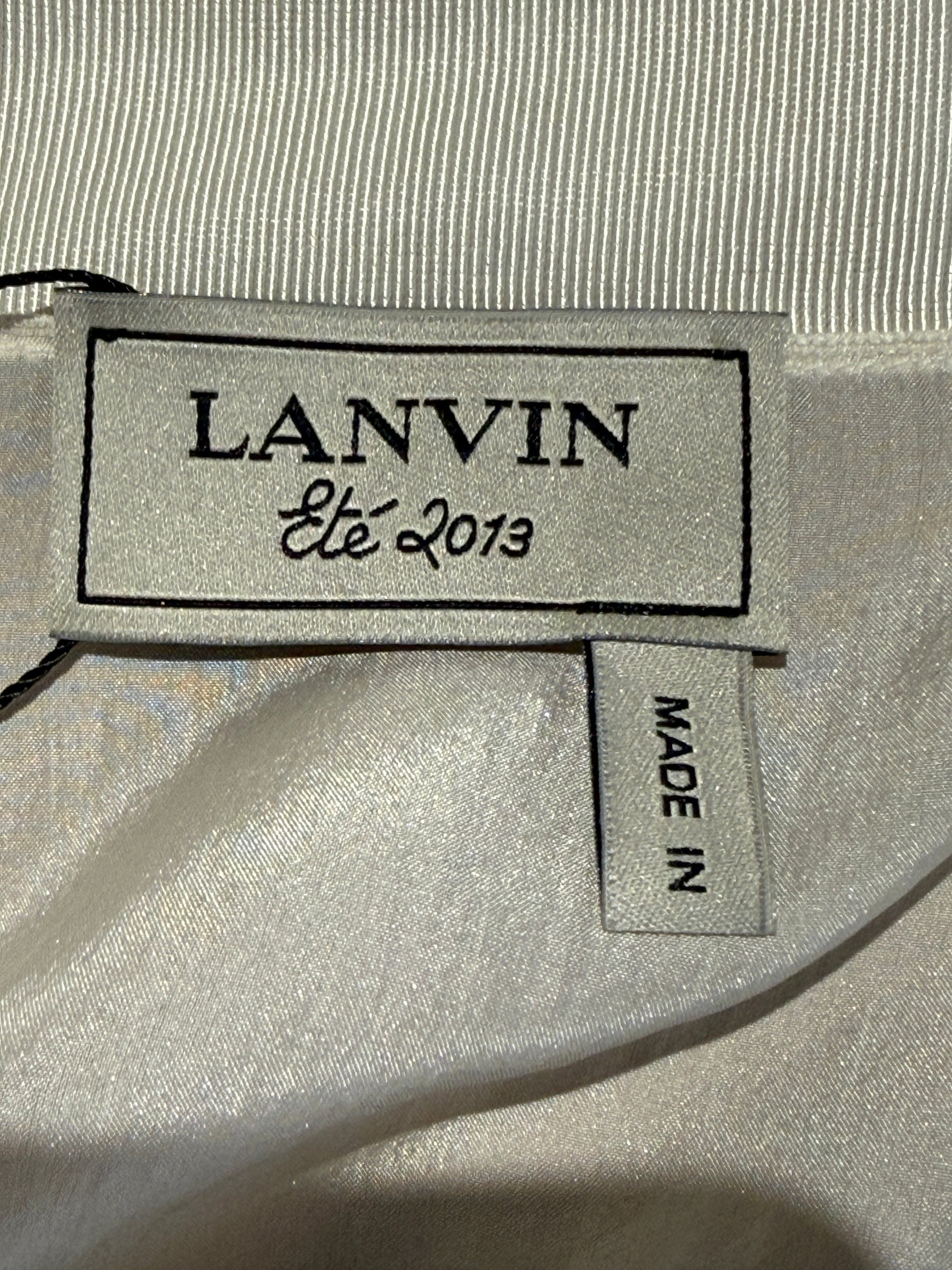 Lanvin Alber Elbaz Spring summer 2013 set