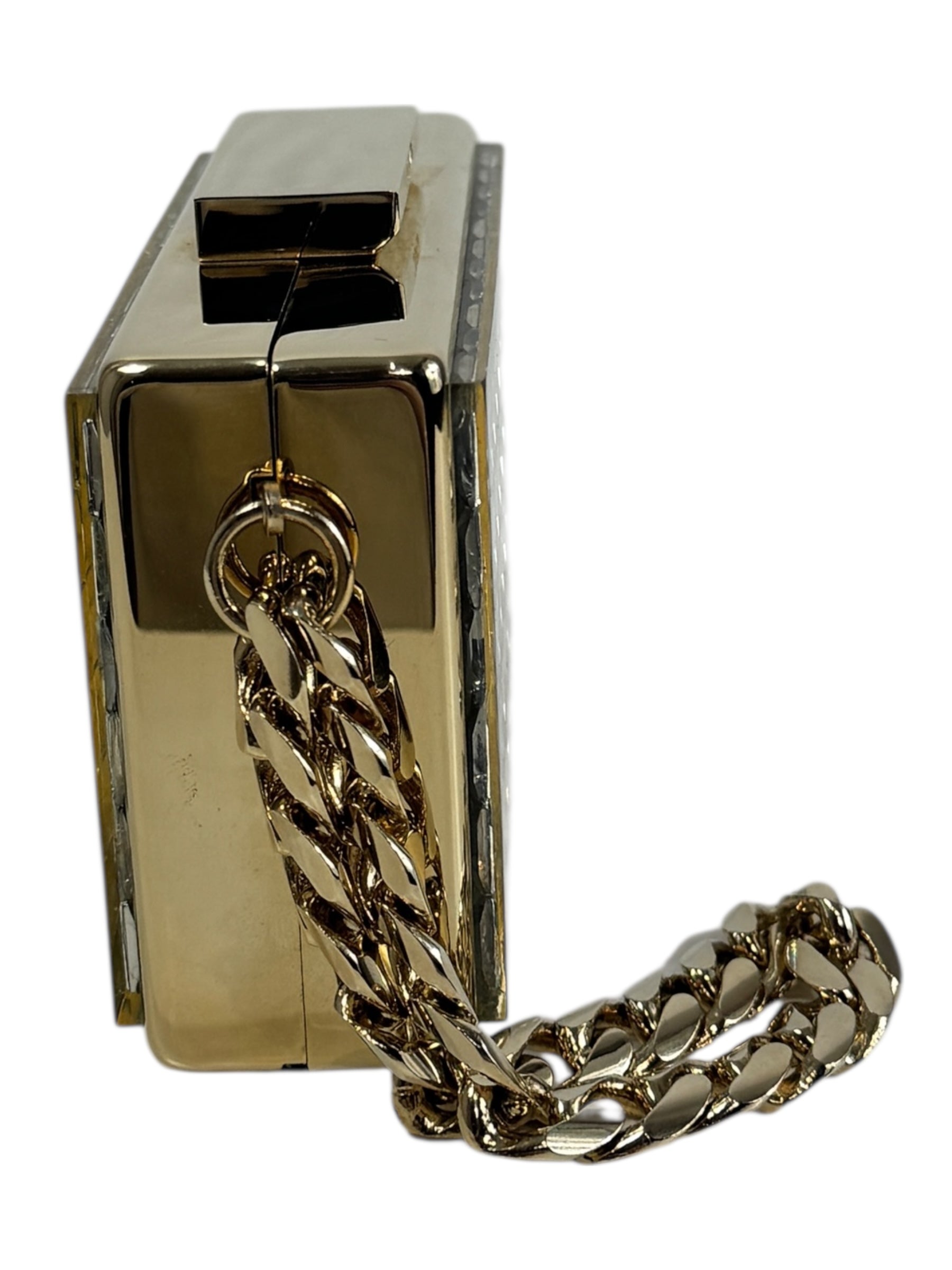 Lanvin crystal clutch