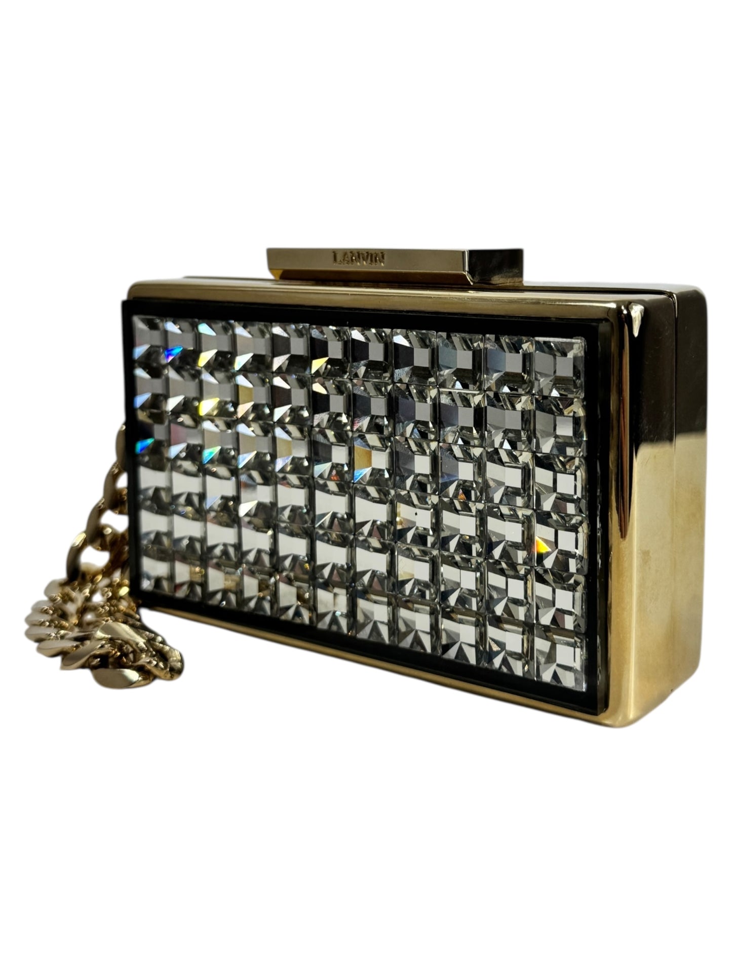 Lanvin crystal clutch
