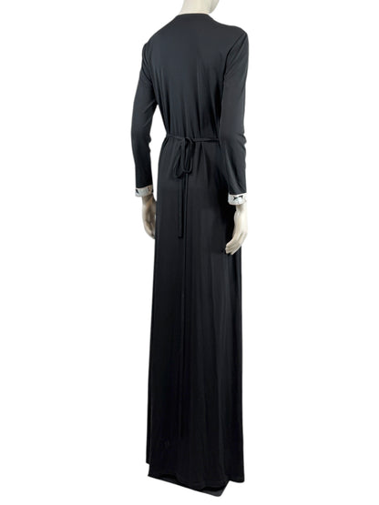 Leonard maxi jersey printed wrap dress