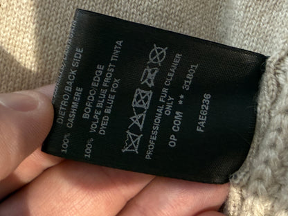 Loro Piana mink fox vest