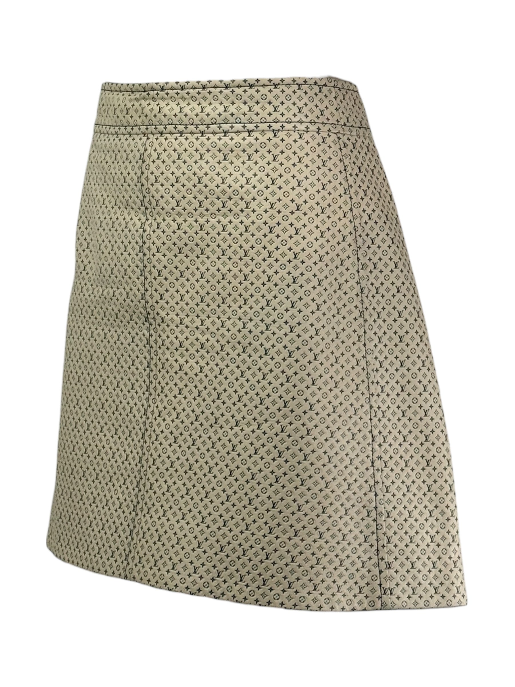 Louis Vuitton Nicolas Ghesquières 2020 leather skirt