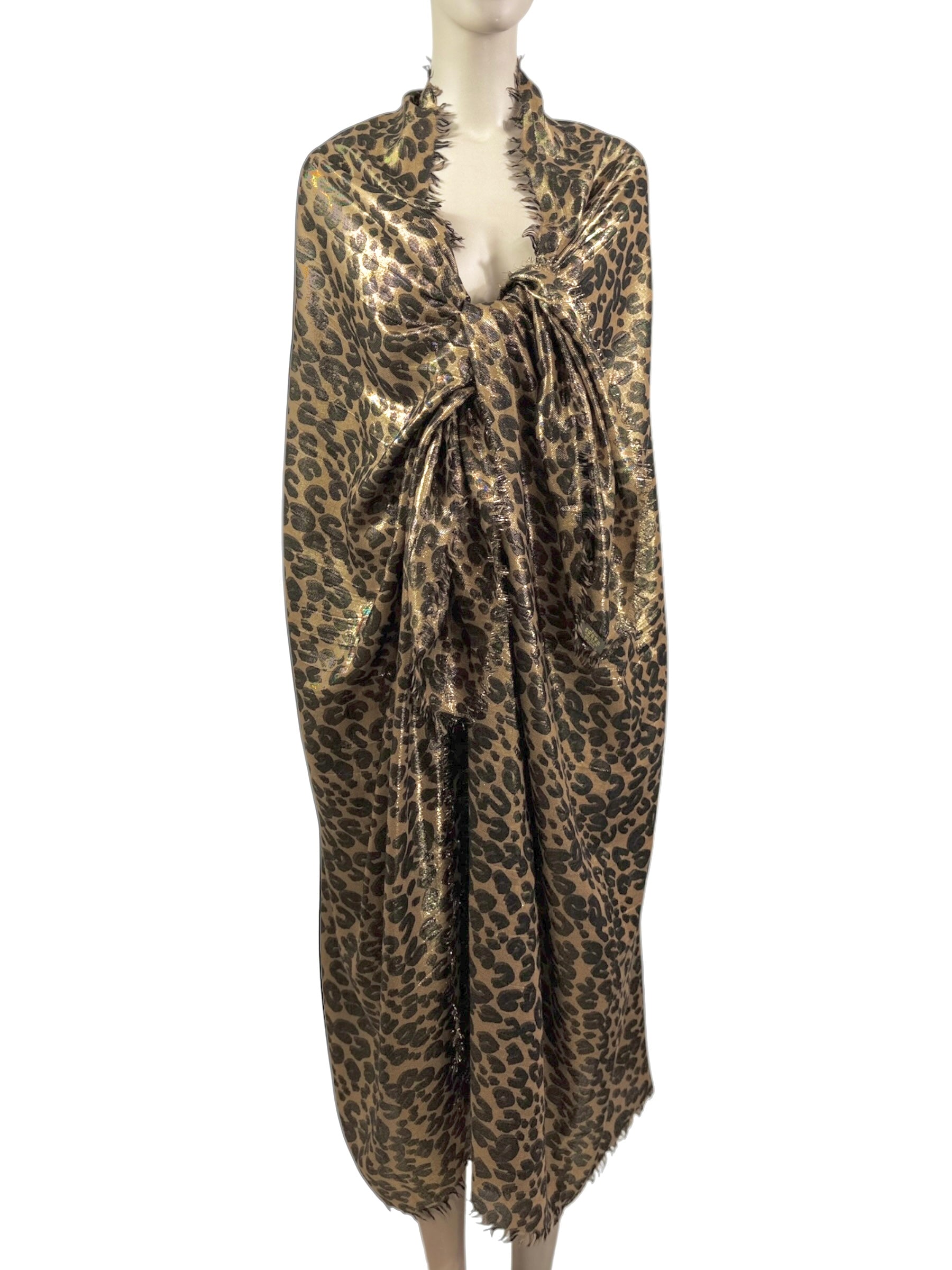 Louis Vuitton Stephen Sprouse Shiny Leopard shawl