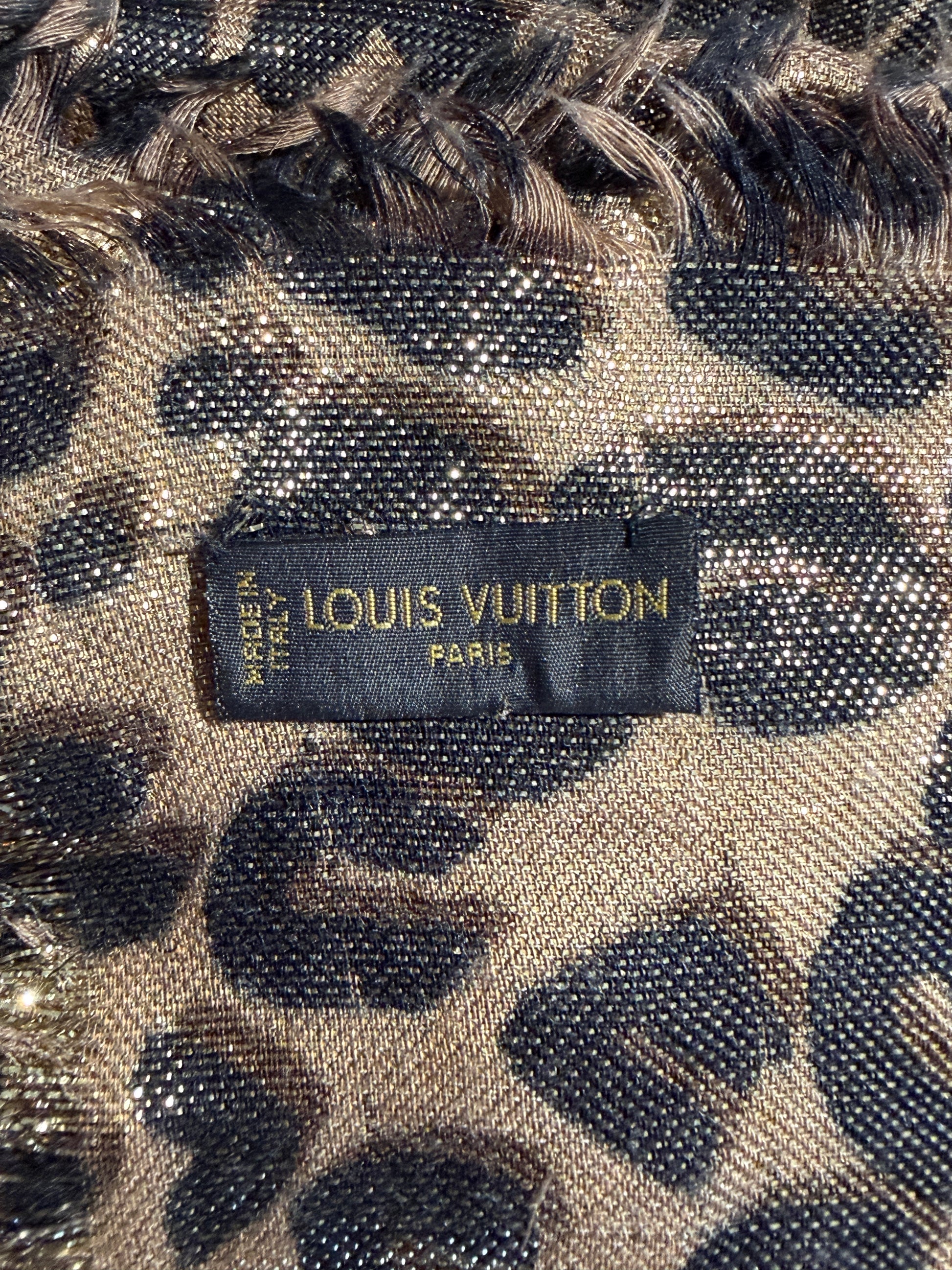 Louis Vuitton Stephen Sprouse Shiny Leopard shawl