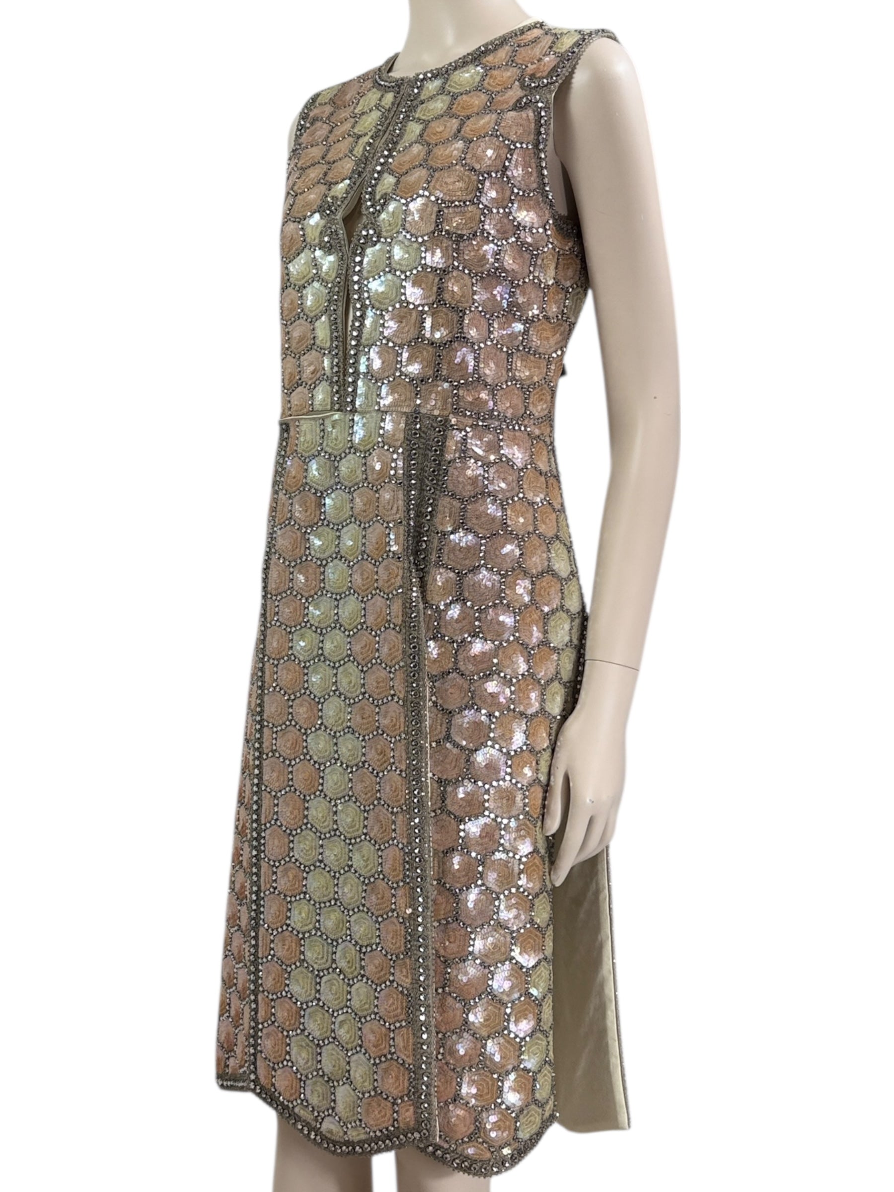 Maison Martin Margiela Spring 2014 Look 11 Dress paillettes sequined