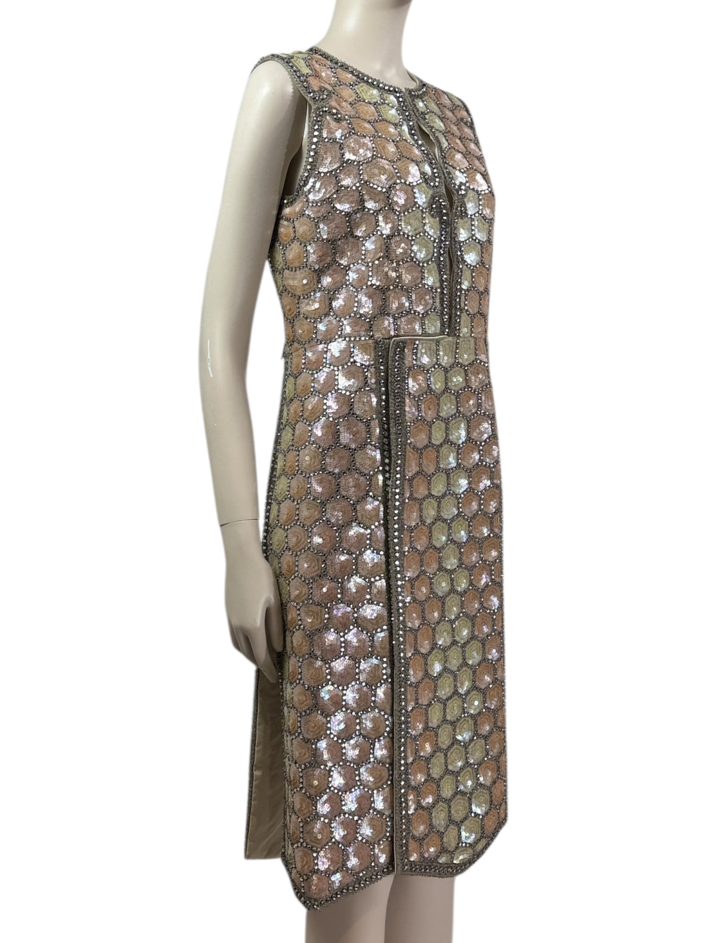 Maison Martin Margiela Spring 2014 Look 11 Dress paillettes sequined