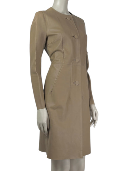 Marni leather coat