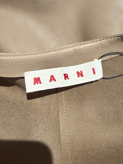 Marni leather coat