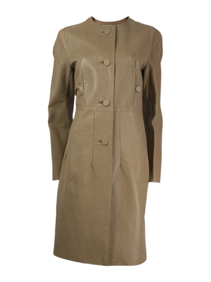 Marni leather coat