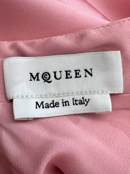 McQueen Sarah McGirr 2025 Maxi pink satin dress