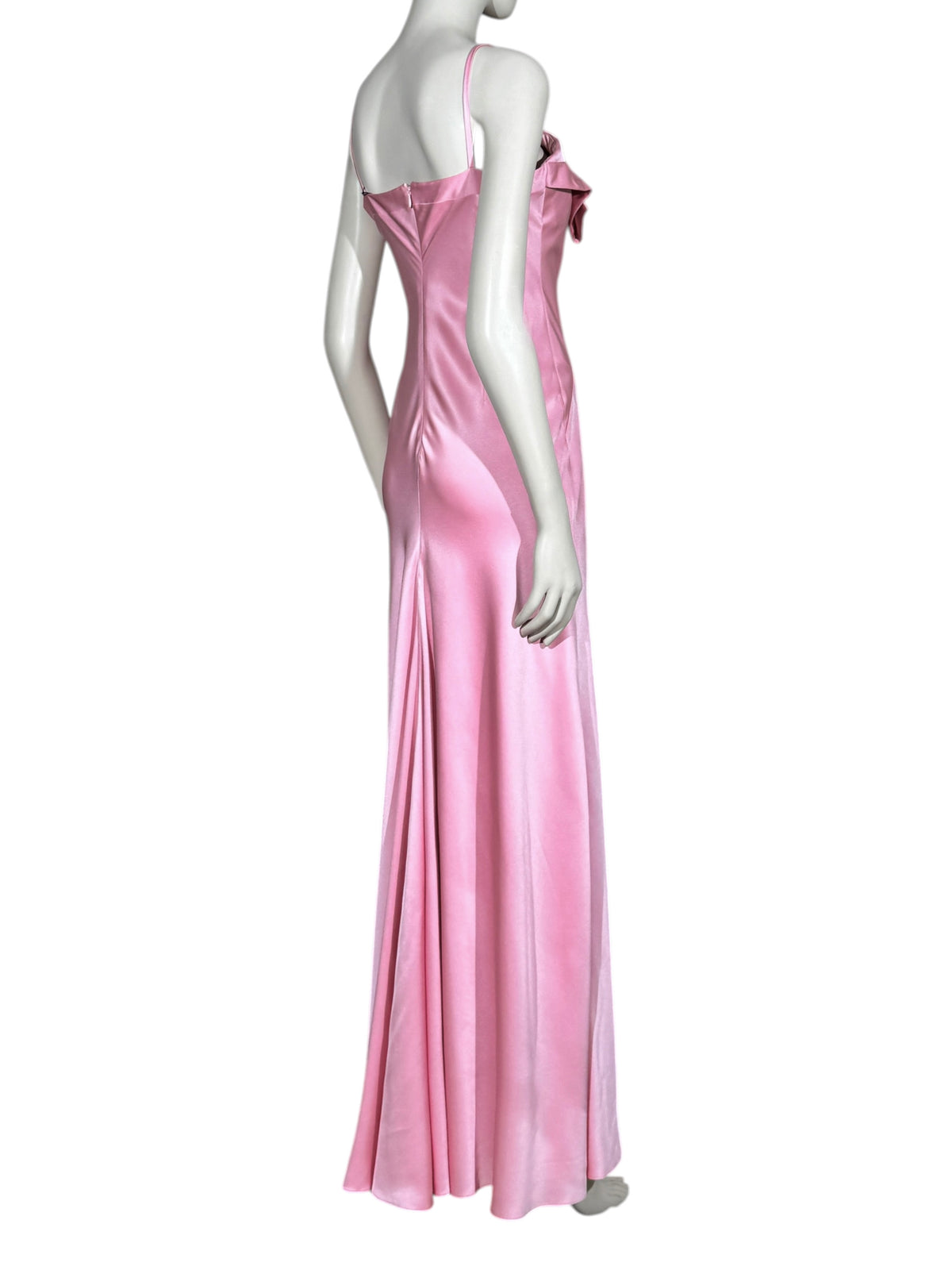 McQueen Sarah McGirr 2025 Maxi pink satin dress