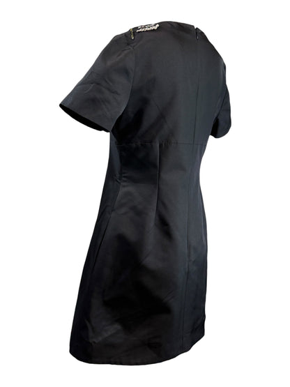 McQueen Sean McGibbon Fall 2025 black rose crystal dress