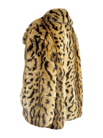 Miu Miu 2013 Cropped faux fur leopard jacket