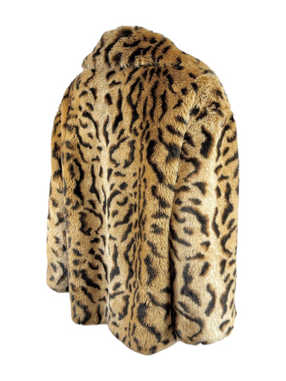 Miu Miu 2013 Cropped faux fur leopard jacket