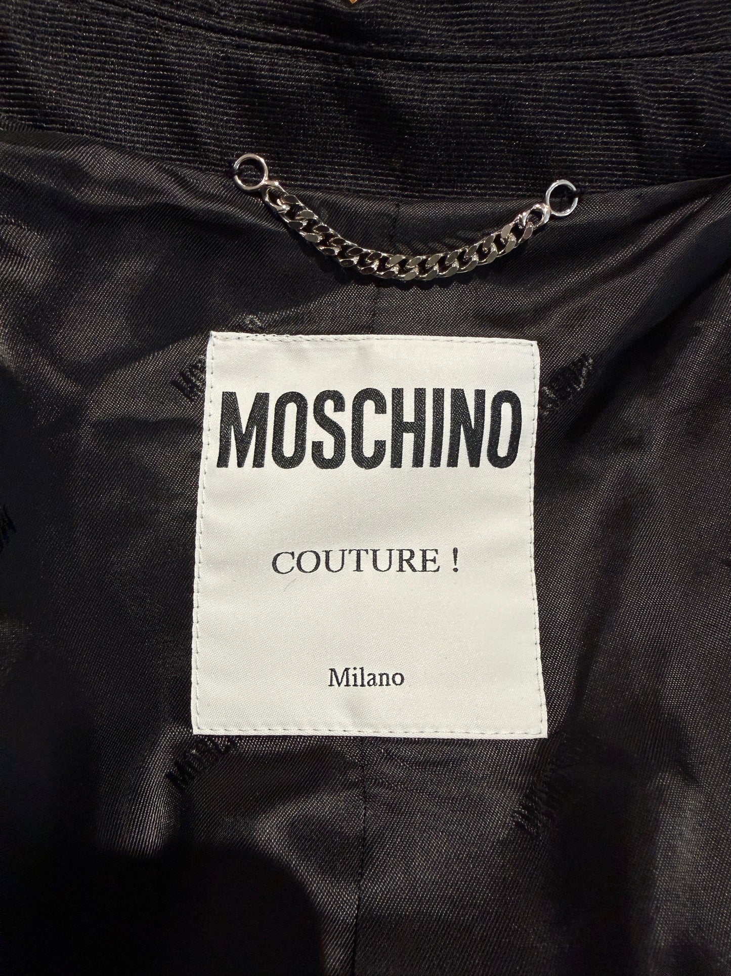 Moschino Couture Jeremy Scott Resort 2019 Look 58 Smoking tiger leopard jacket