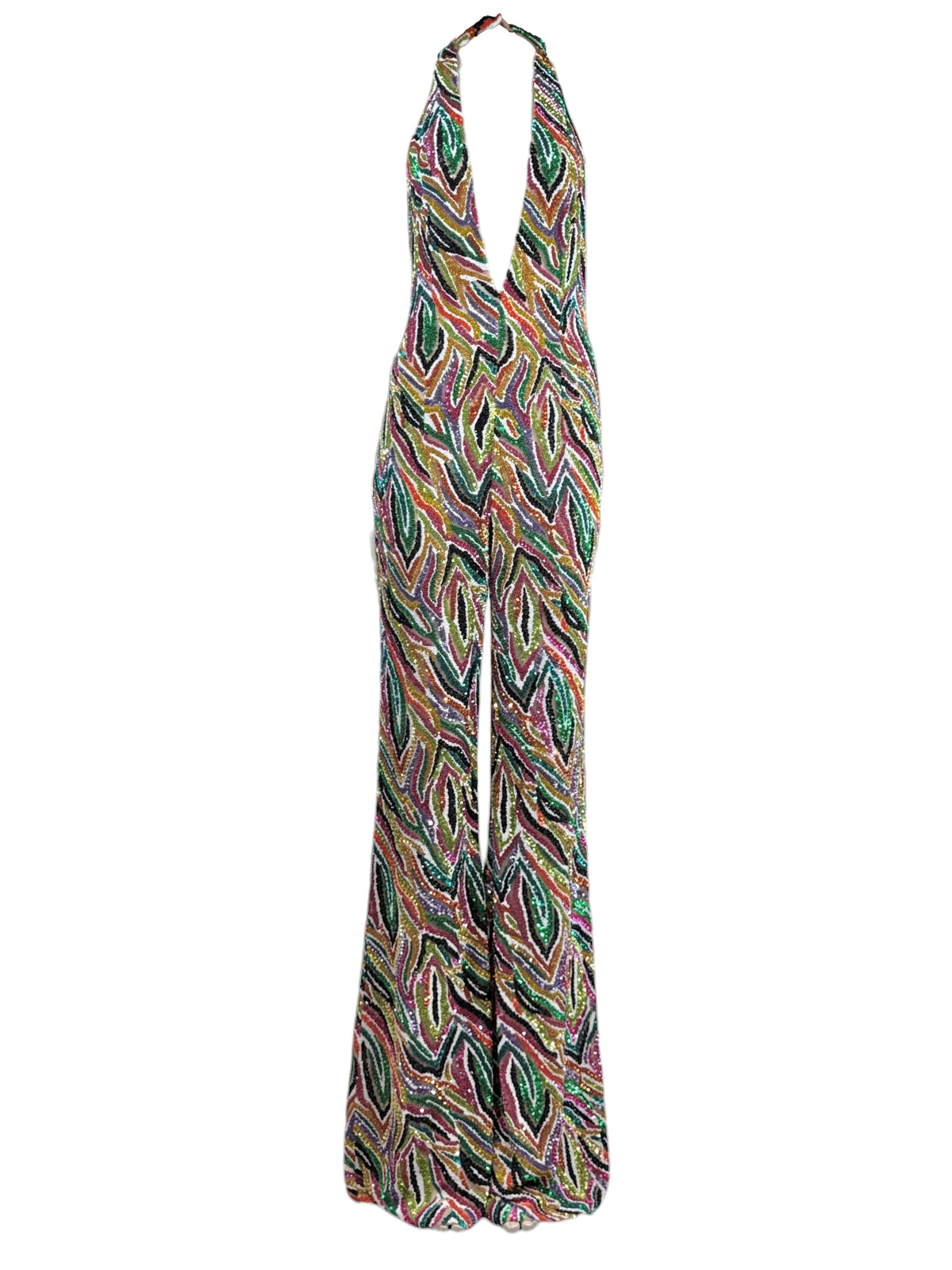 Moschino Couture Jeremy Scott Resort 2023 Look 63 Sequined jumpsuit