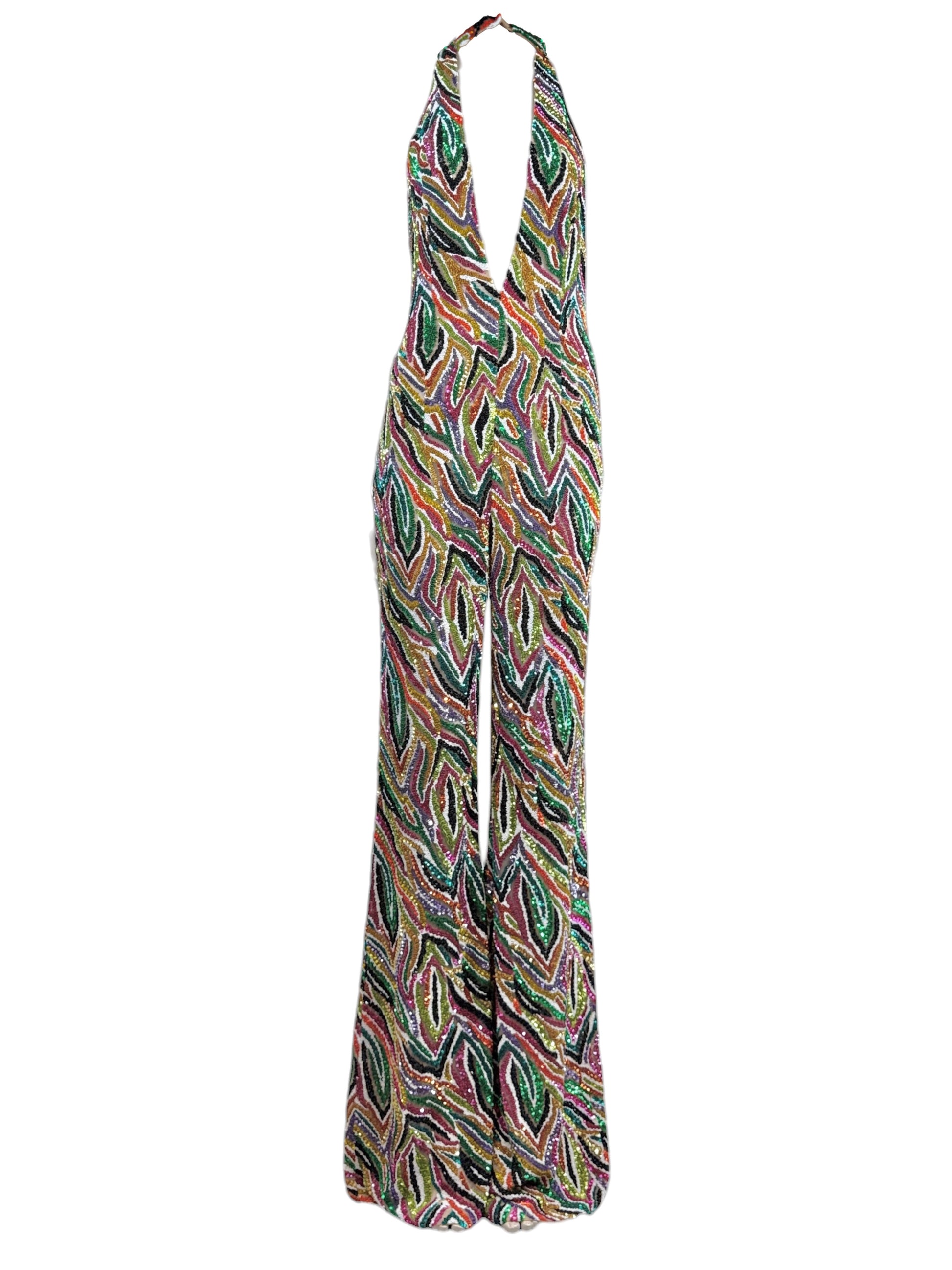 Moschino Couture Jeremy Scott Resort 2023 Look 63 Sequined jumpsuit