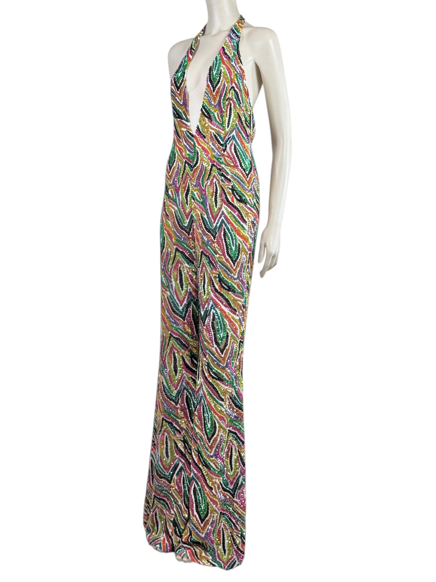 Moschino Couture Jeremy Scott Resort 2023 Look 63 Sequined jumpsuit
