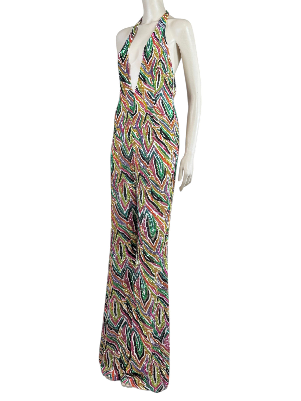 Moschino Couture Jeremy Scott Resort 2023 Look 63 Sequined jumpsuit