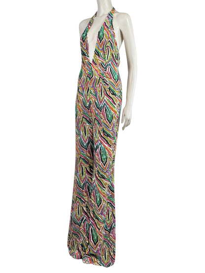 Moschino Couture Jeremy Scott Resort 2023 Look 63 Sequined jumpsuit
