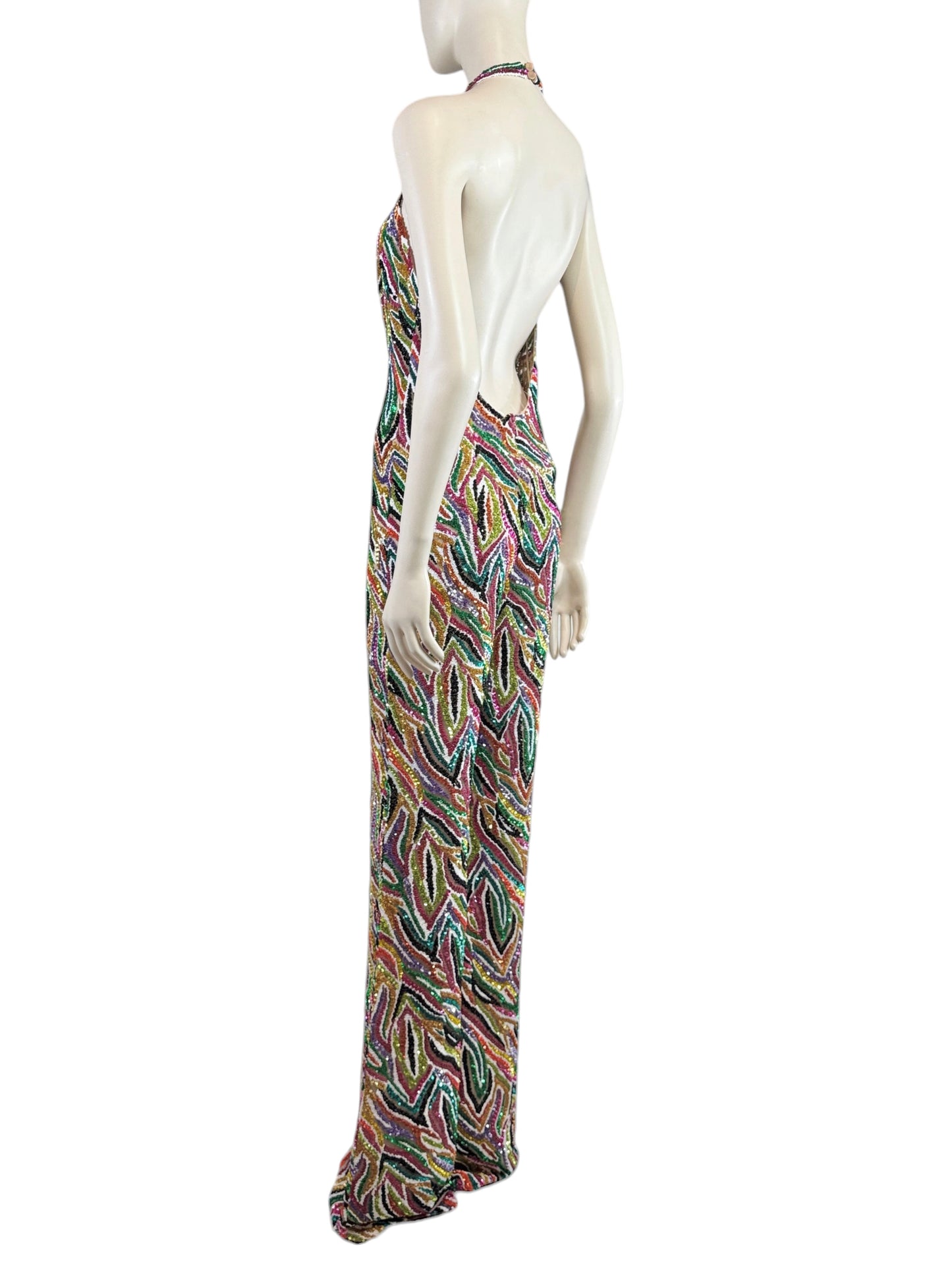 Moschino Couture Jeremy Scott Resort 2023 Look 63 Sequined jumpsuit