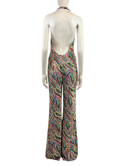 Moschino Couture Jeremy Scott Resort 2023 Look 63 Sequined jumpsuit